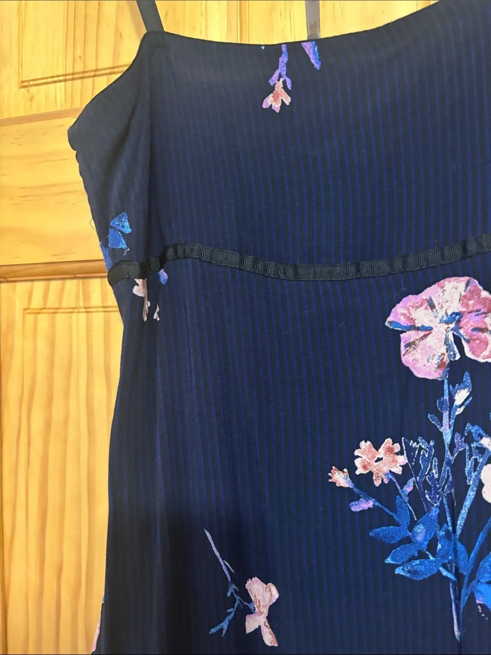 Free People strapless floral midi dress
